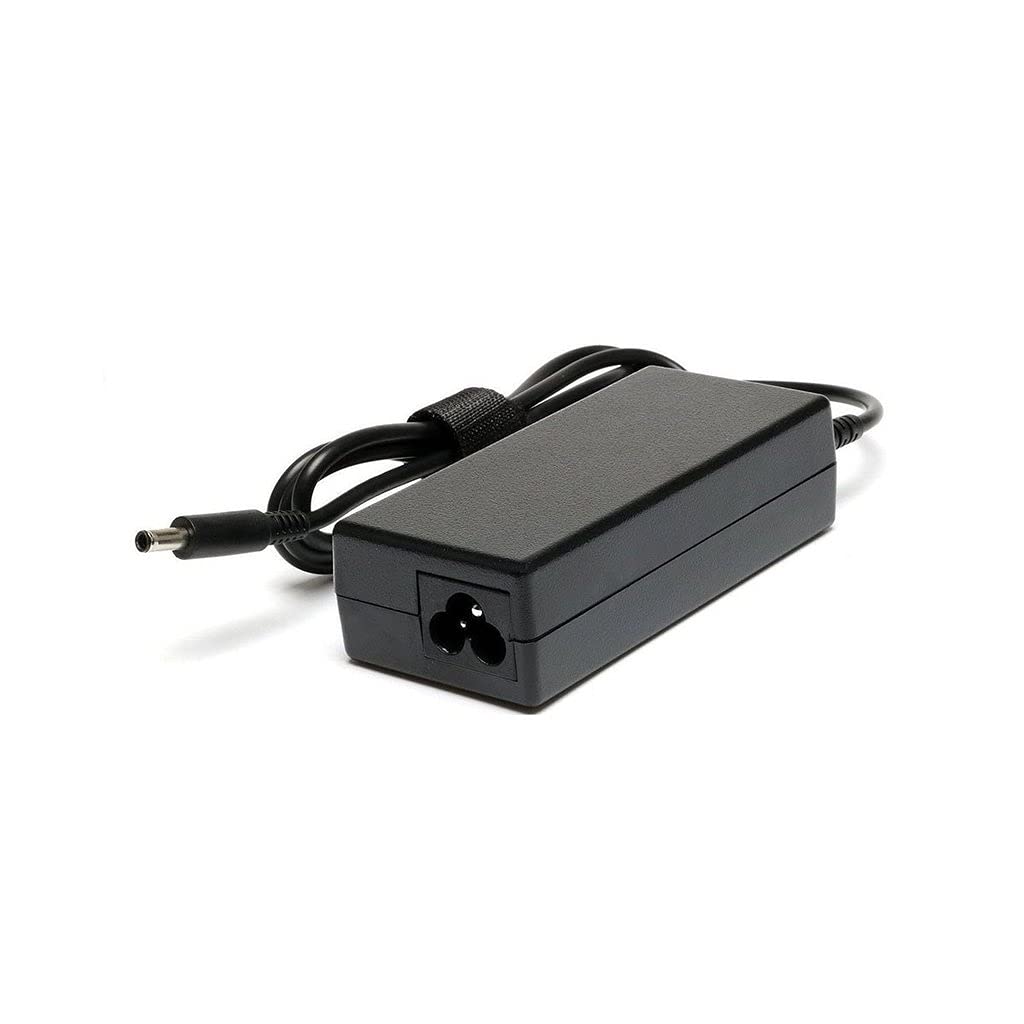 Dell Original 45W Laptop Charger 19.5V 2.31A Power Adapter (4.5mm Pin) for Dell Inspiron – Black, Without Power Cord